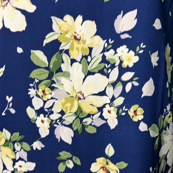 Lulu’s Floriana Navy Blue Floral Shift Dress - size Small - Picture 9 of 14